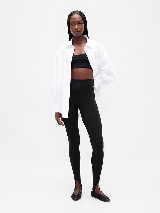 gapfit smooth high rise stirrup leggings