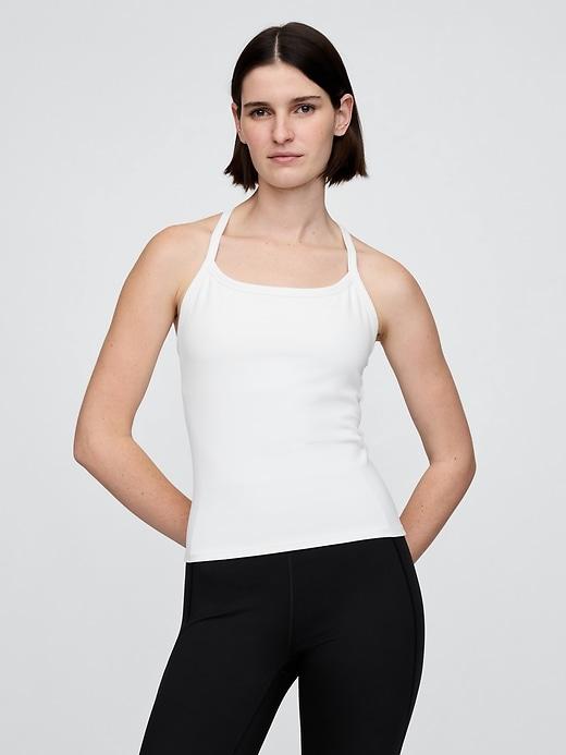 gapfit smooth jersey racerback tank top