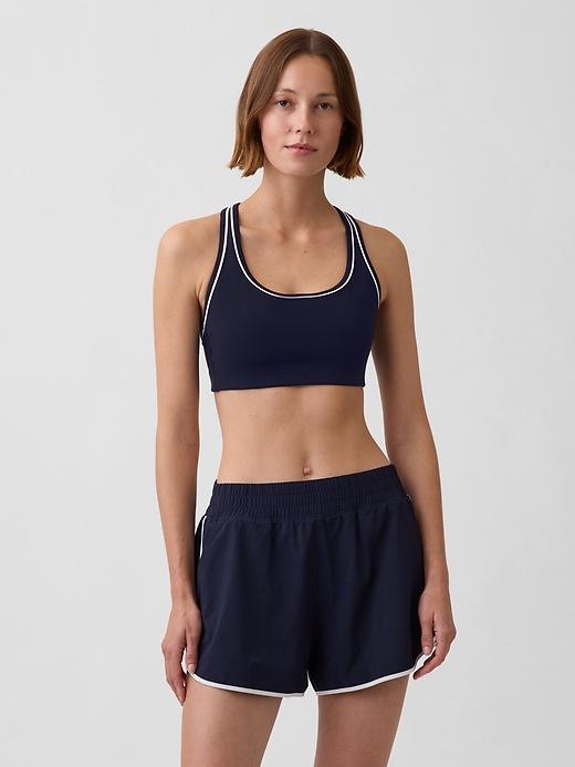 gapfit smooth medium impact racerback sports bra