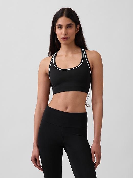 gapfit smooth medium impact racerback sports bra
