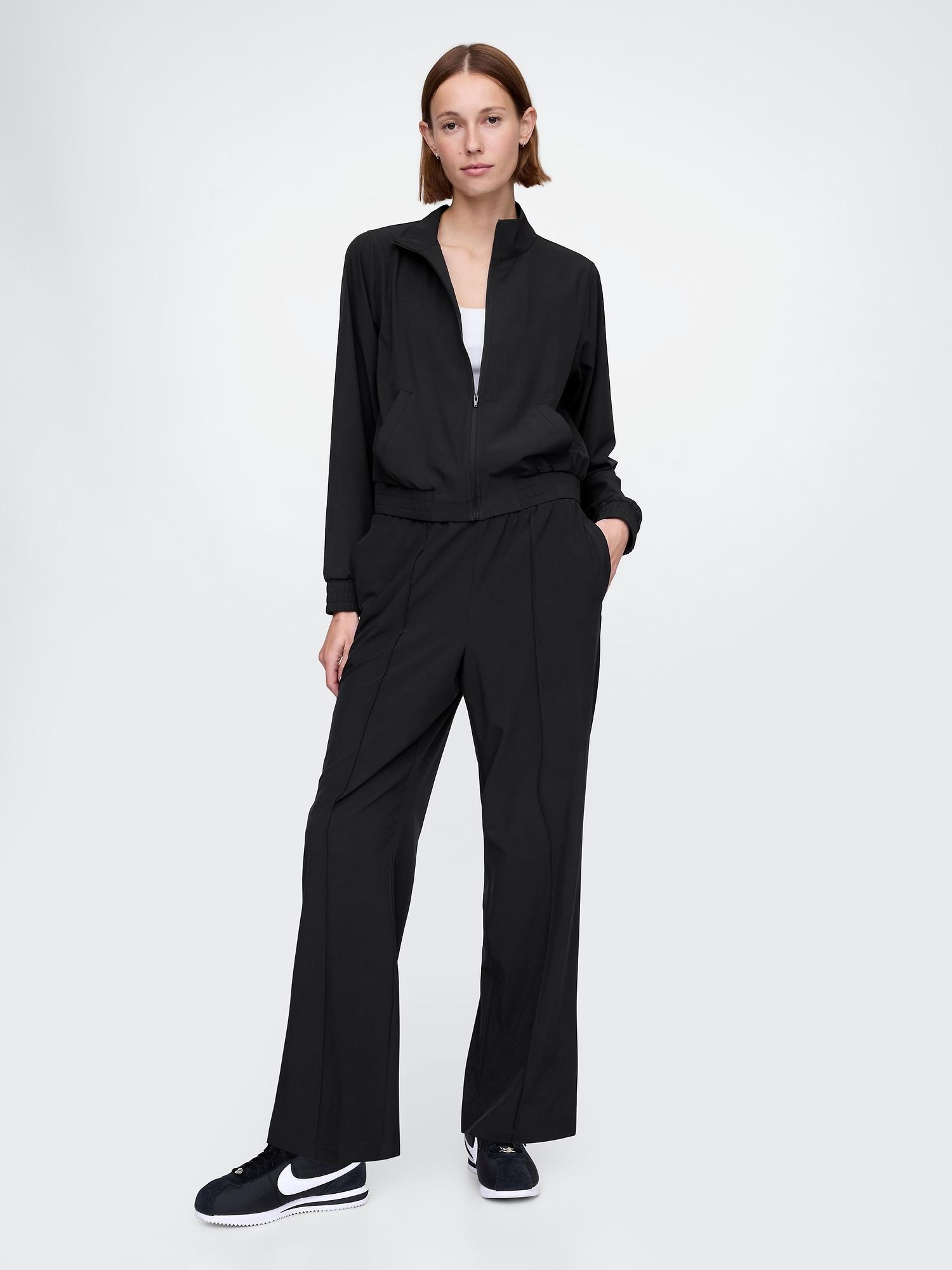 gapfit tech high rise split-hem pants