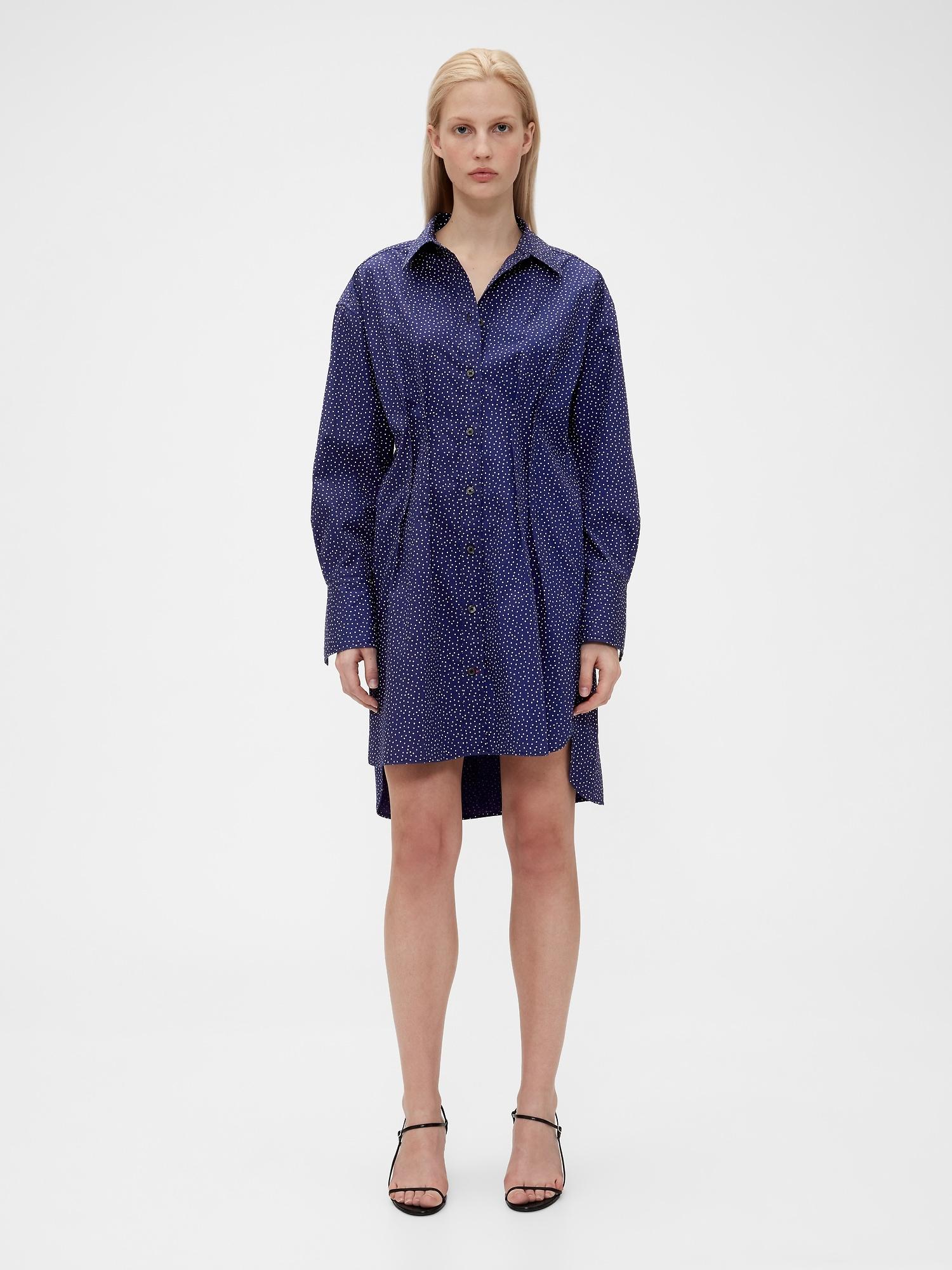 gapstudio poplin tunic shirt