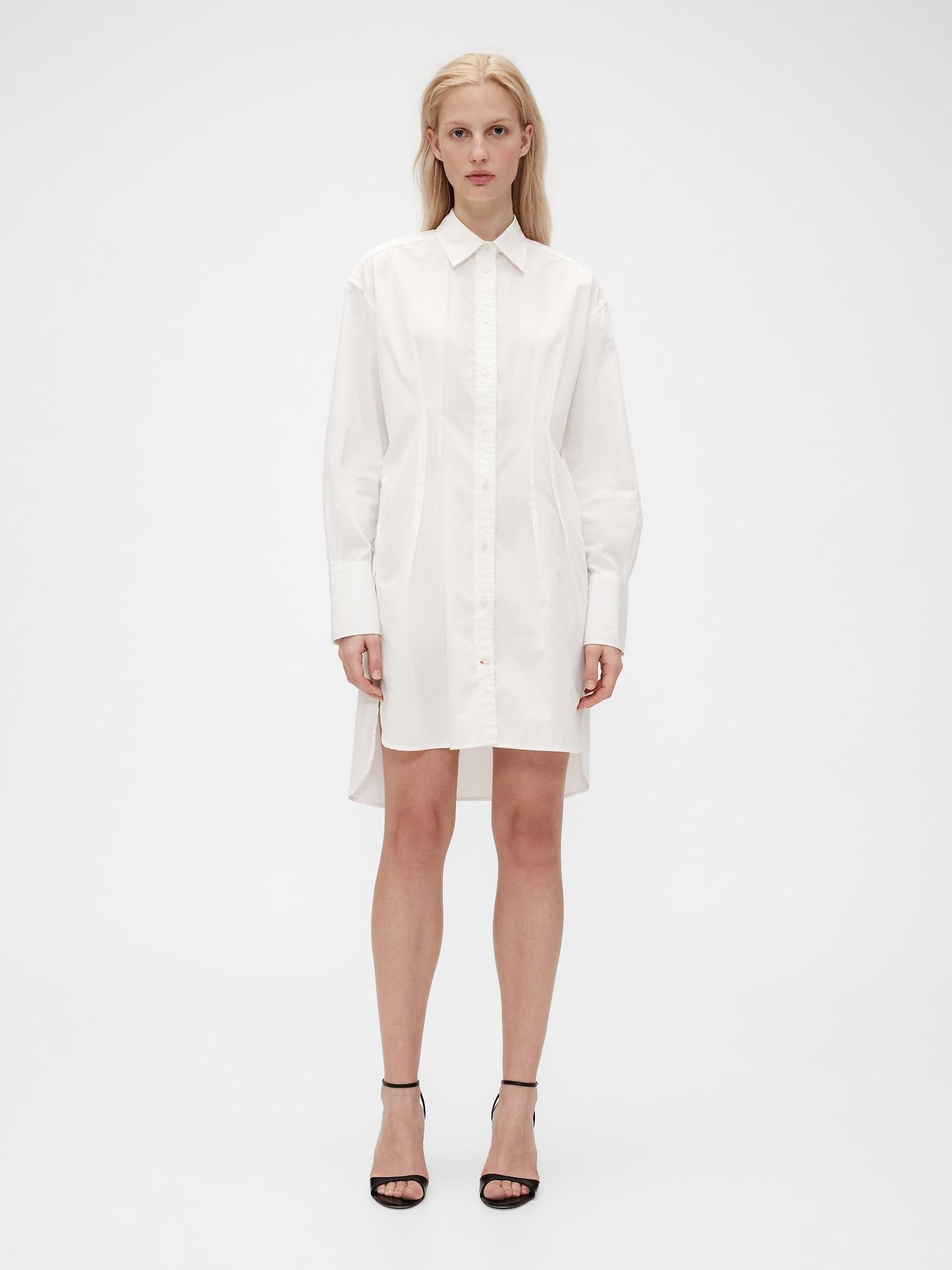 gapstudio poplin tunic shirt