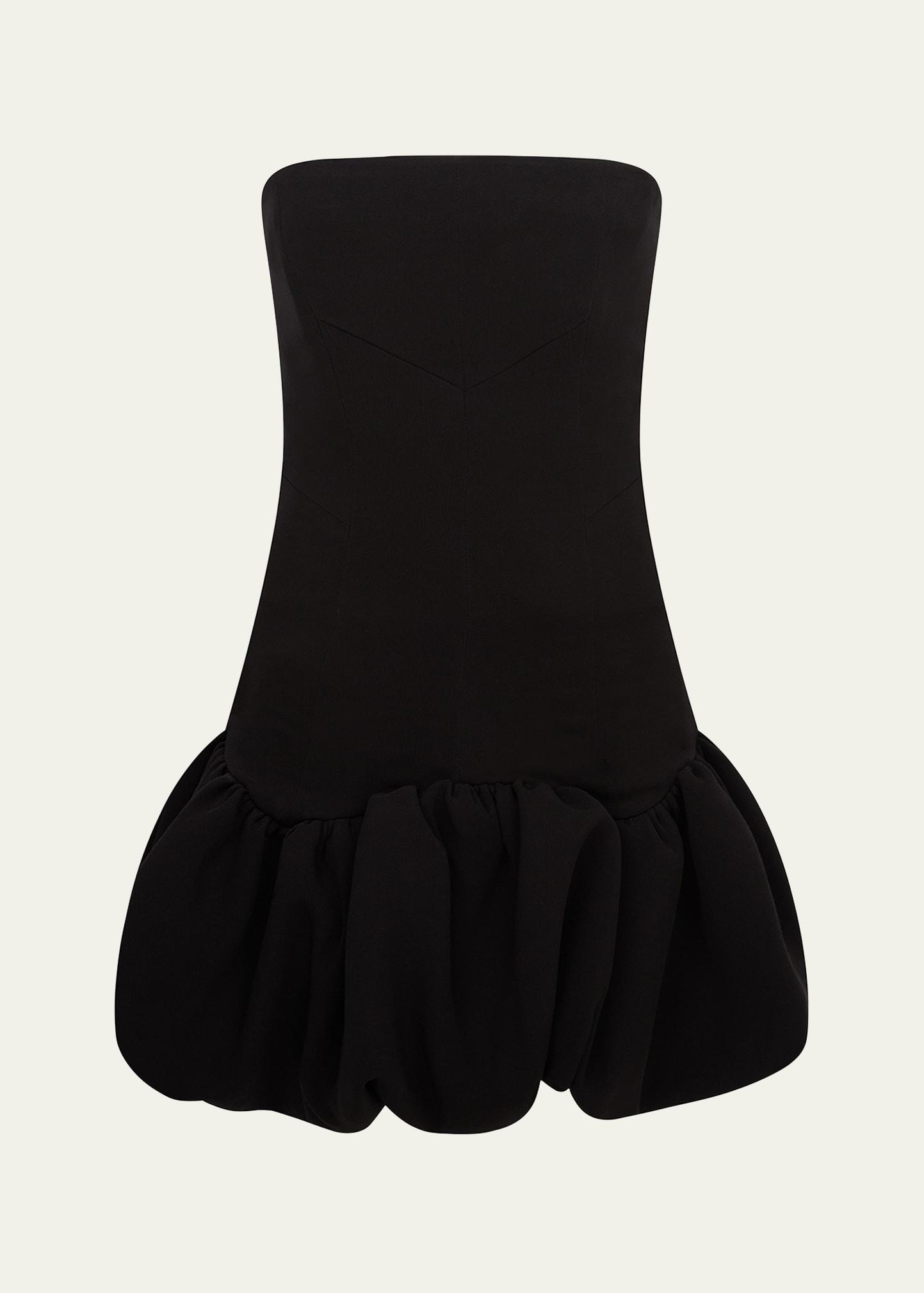 garance strapless drop-waist mini dress