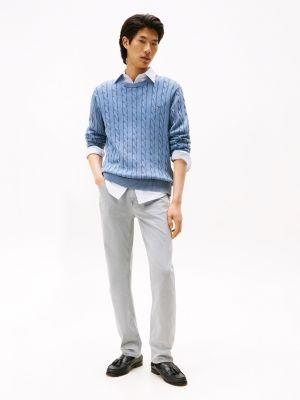 garment washed straight 5-pocket pant