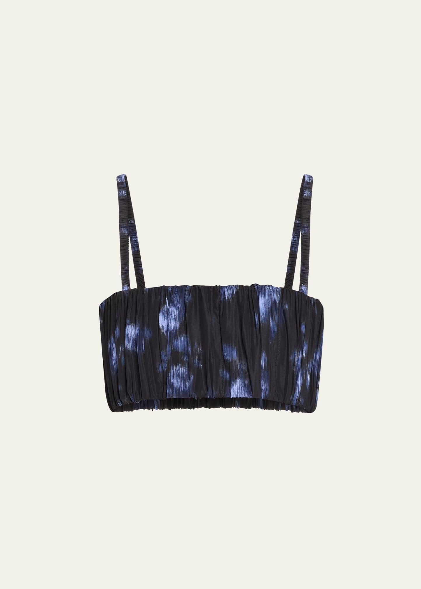 gathered bralette top