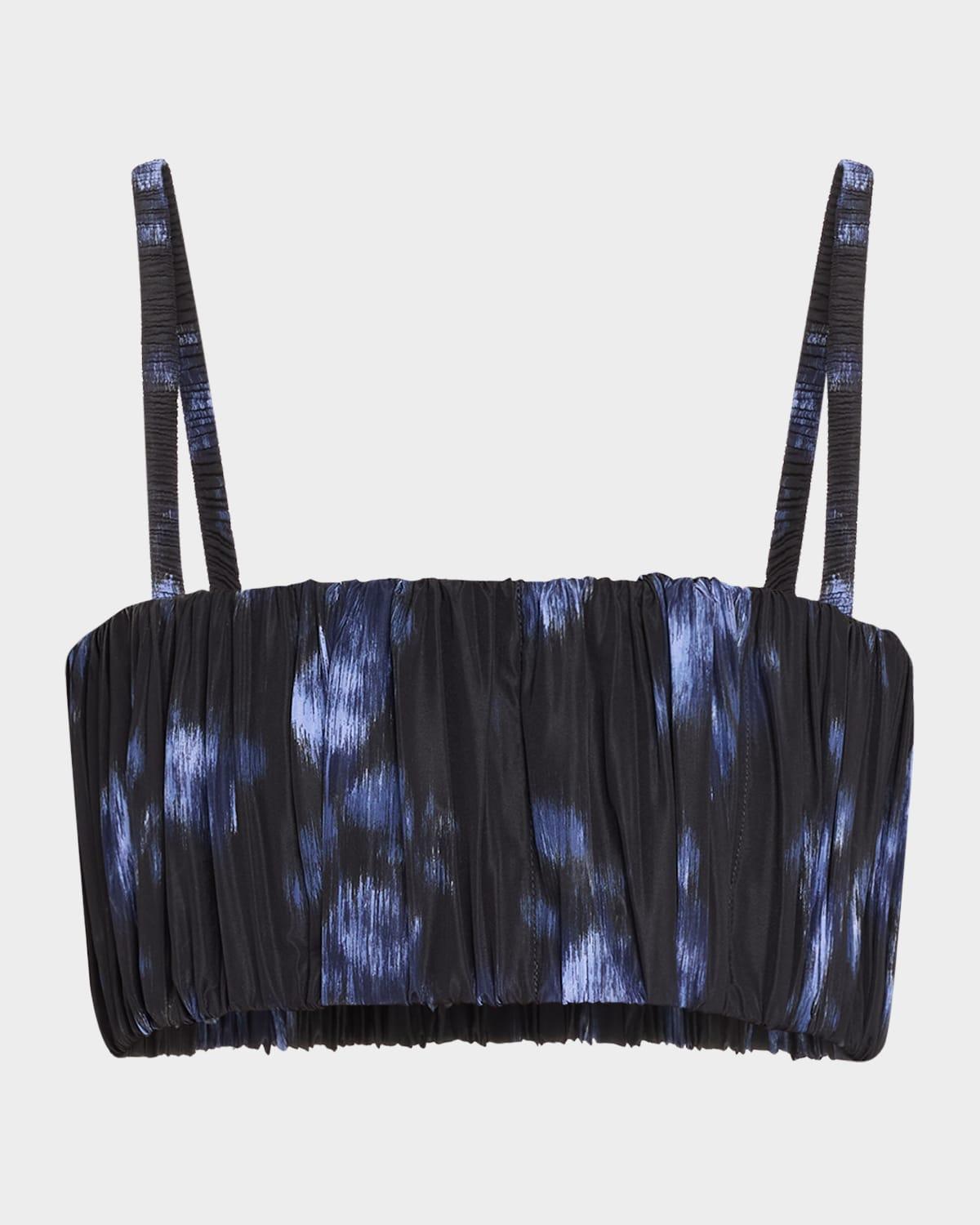 gathered bralette top