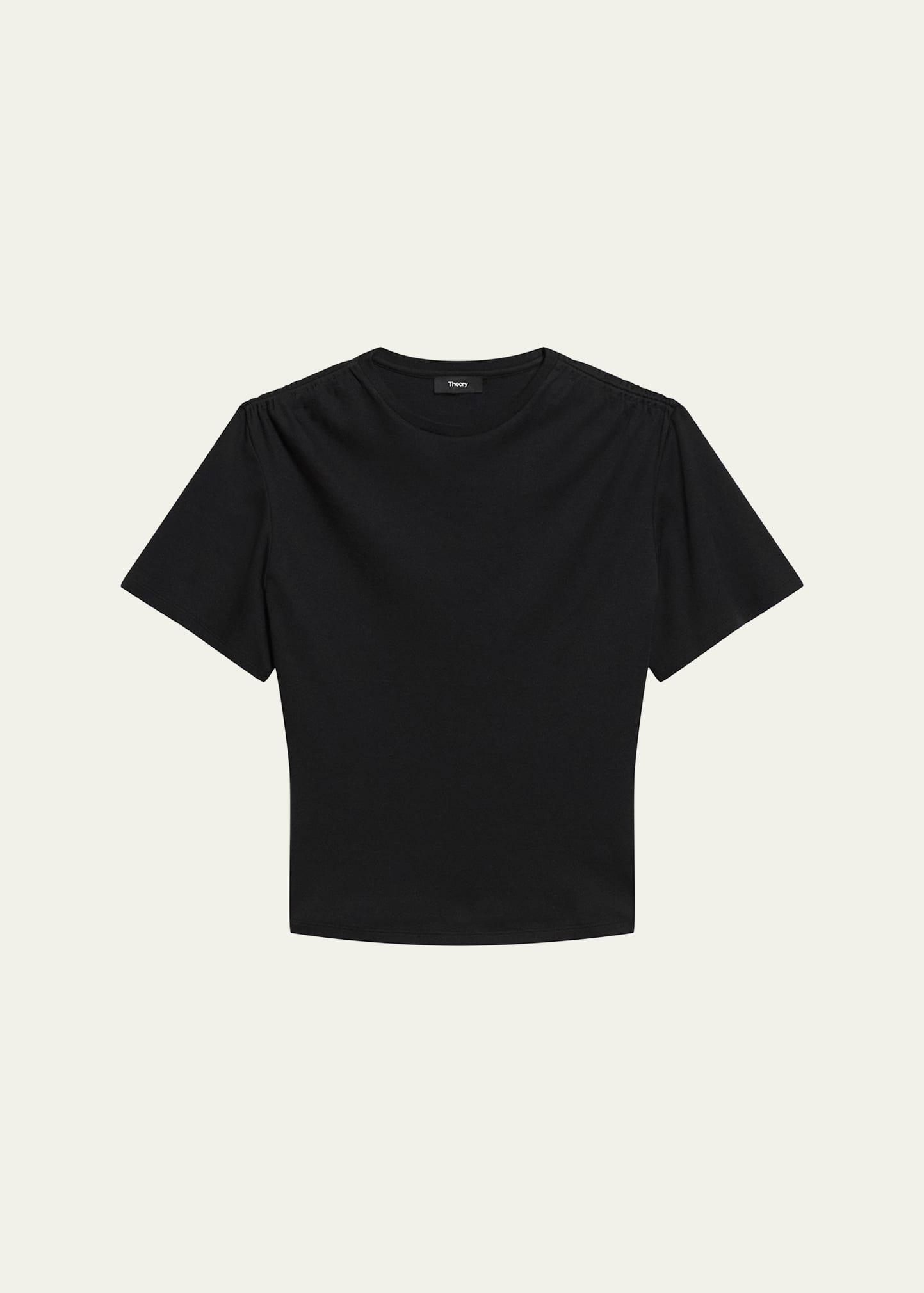 gathered shoulder top