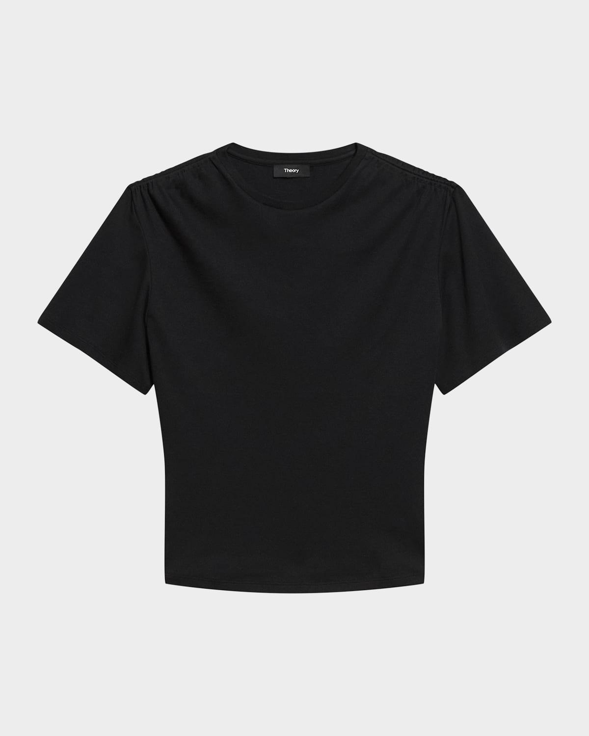 gathered shoulder top
