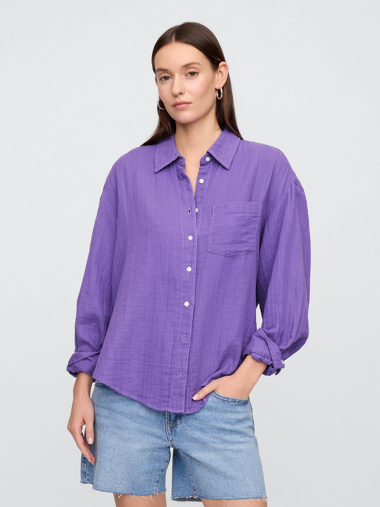gauze big shirt