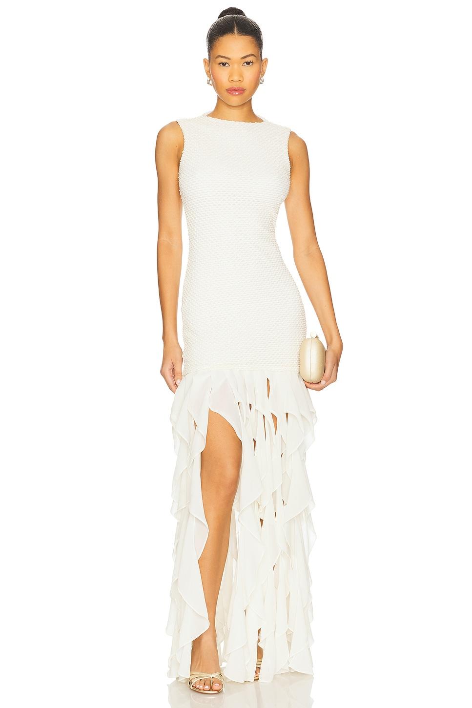 gavea mesh maxi dress