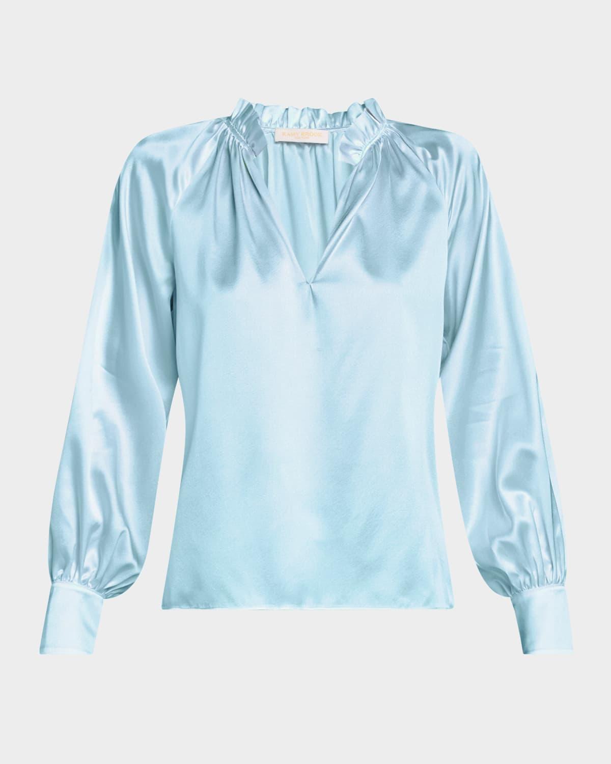 gayle silk blouse