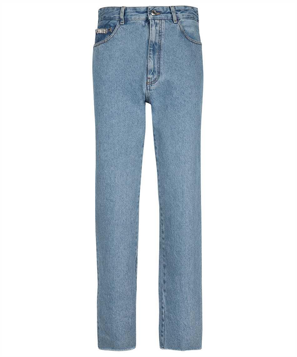 gcds 5-pocket straight-leg jeans