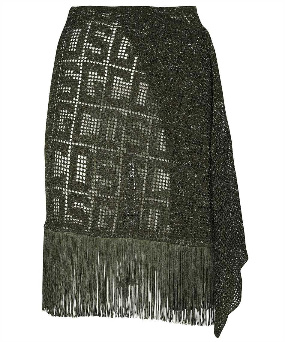 gcds fringed knit skirt