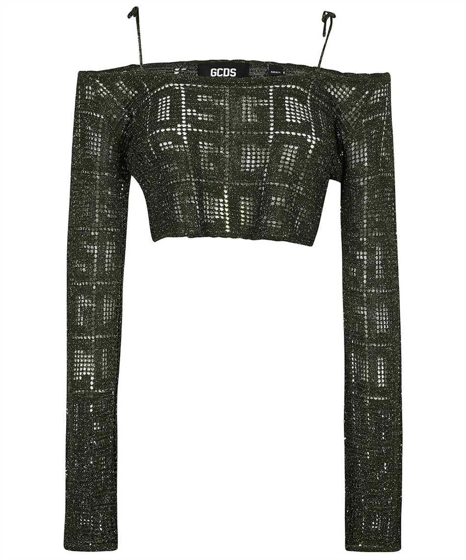 gcds knitted crop top