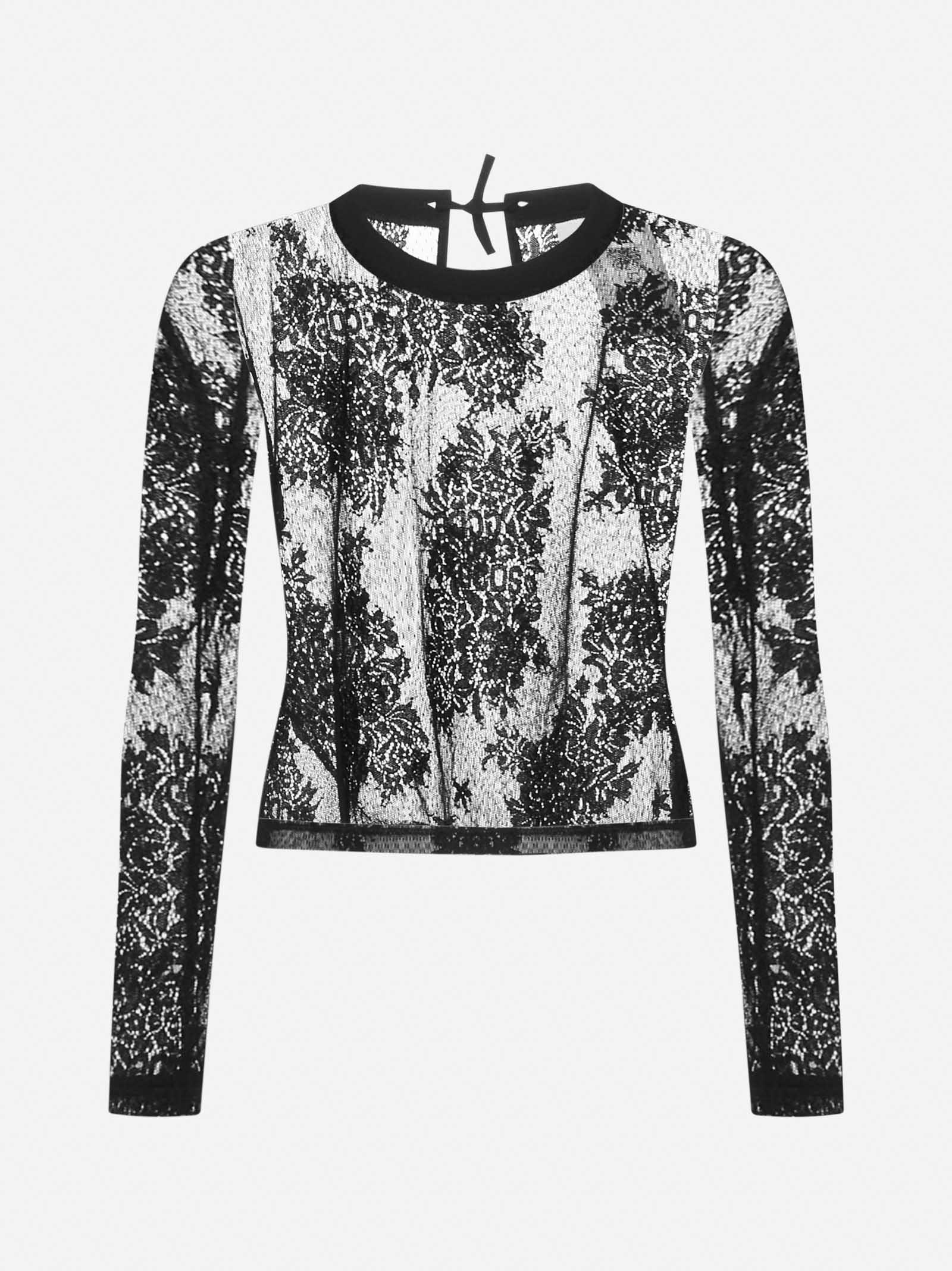 gcds lace top