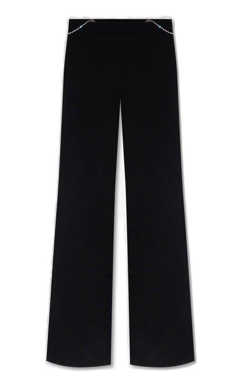 gcds mid-rise flared trousers
