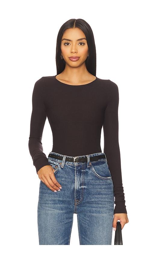 geel amina top in black.