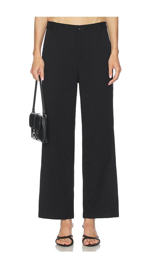 geel andy trouser in black.