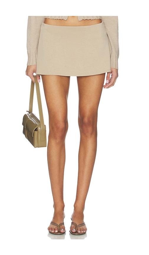 geel aria skirt in taupe.