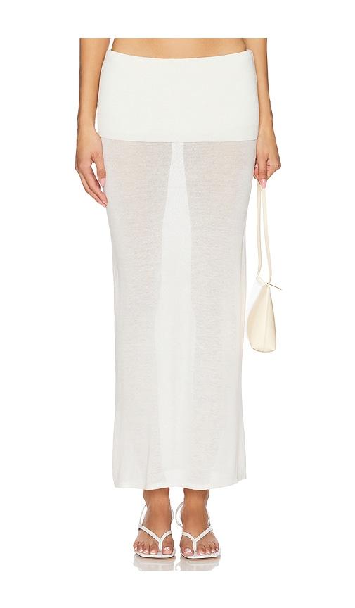 geel danni skirt in white.
