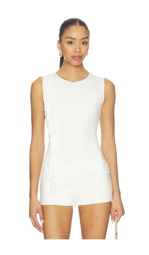 geel iris top in white.