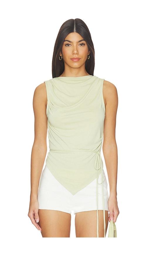 geel portia top in yellow.
