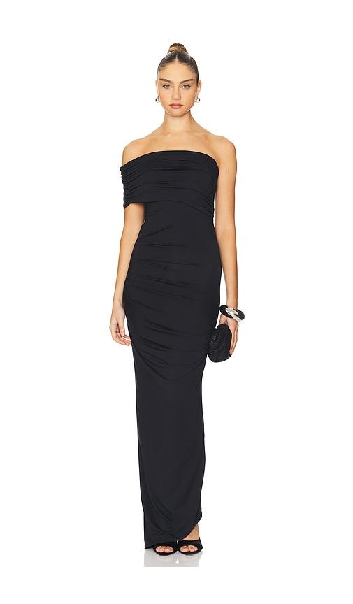 geel quinn dress in black.