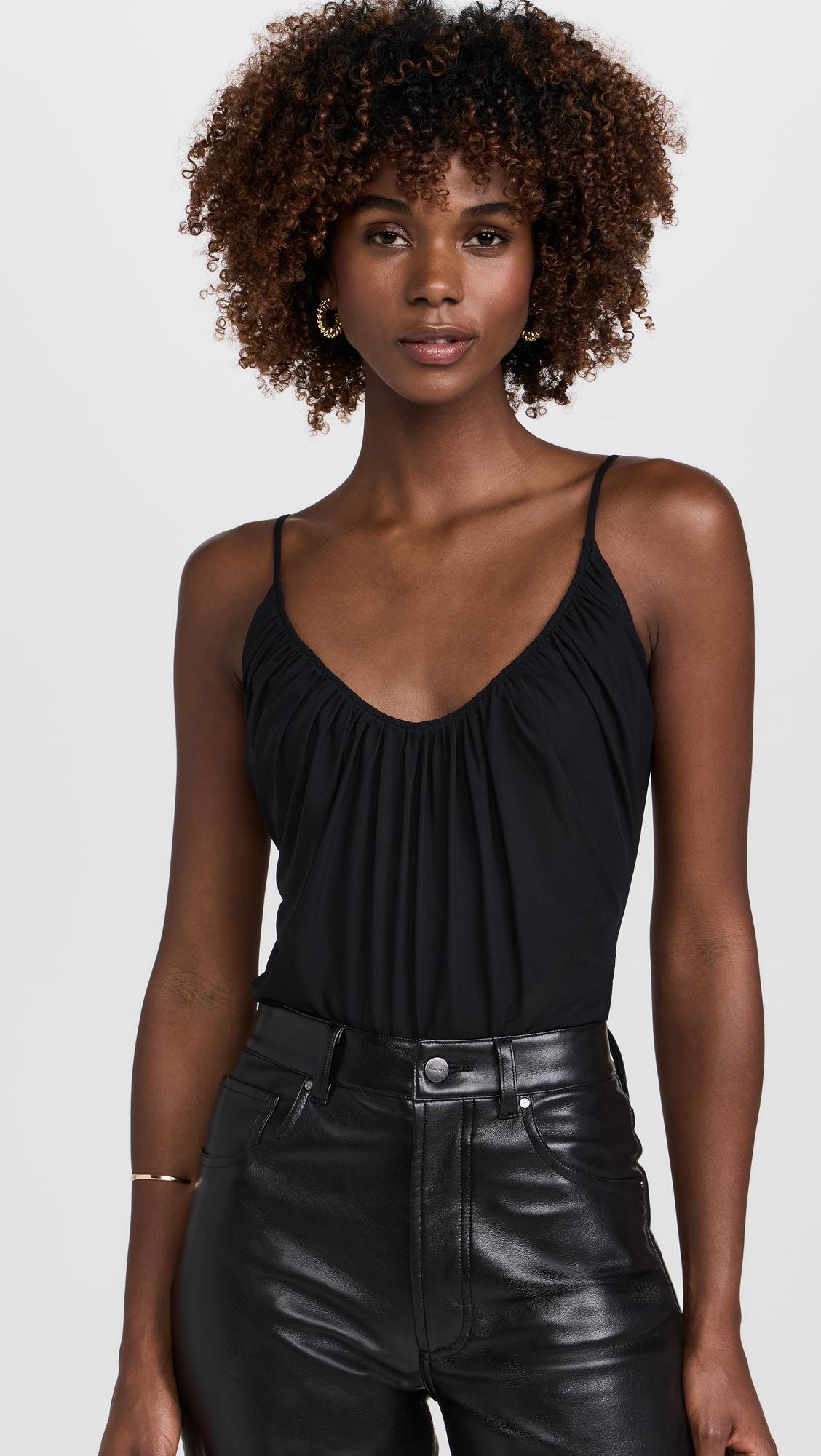 gelina ruched thong bodysuit