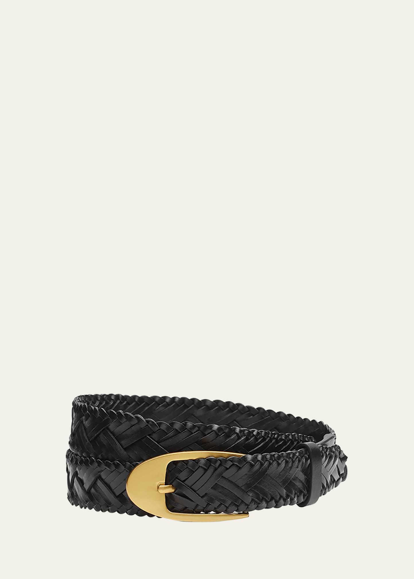 gemma woven leather belt