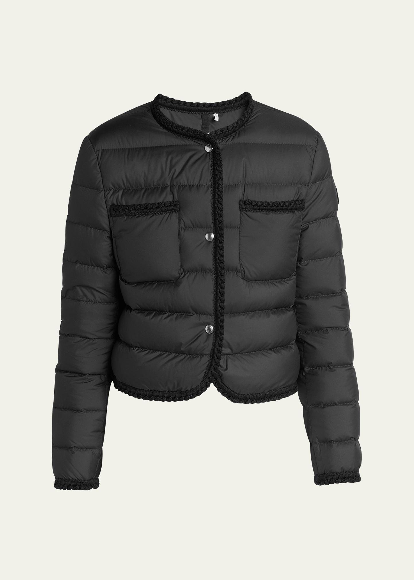 gencay braided down jacket