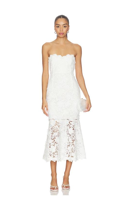 generation love makaia butterfly lace dress in white.