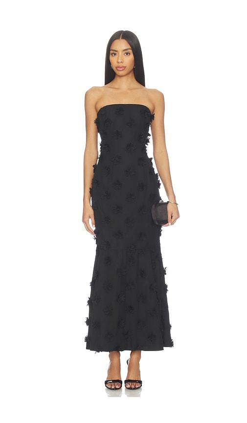 generation love sidona floral dress in black.