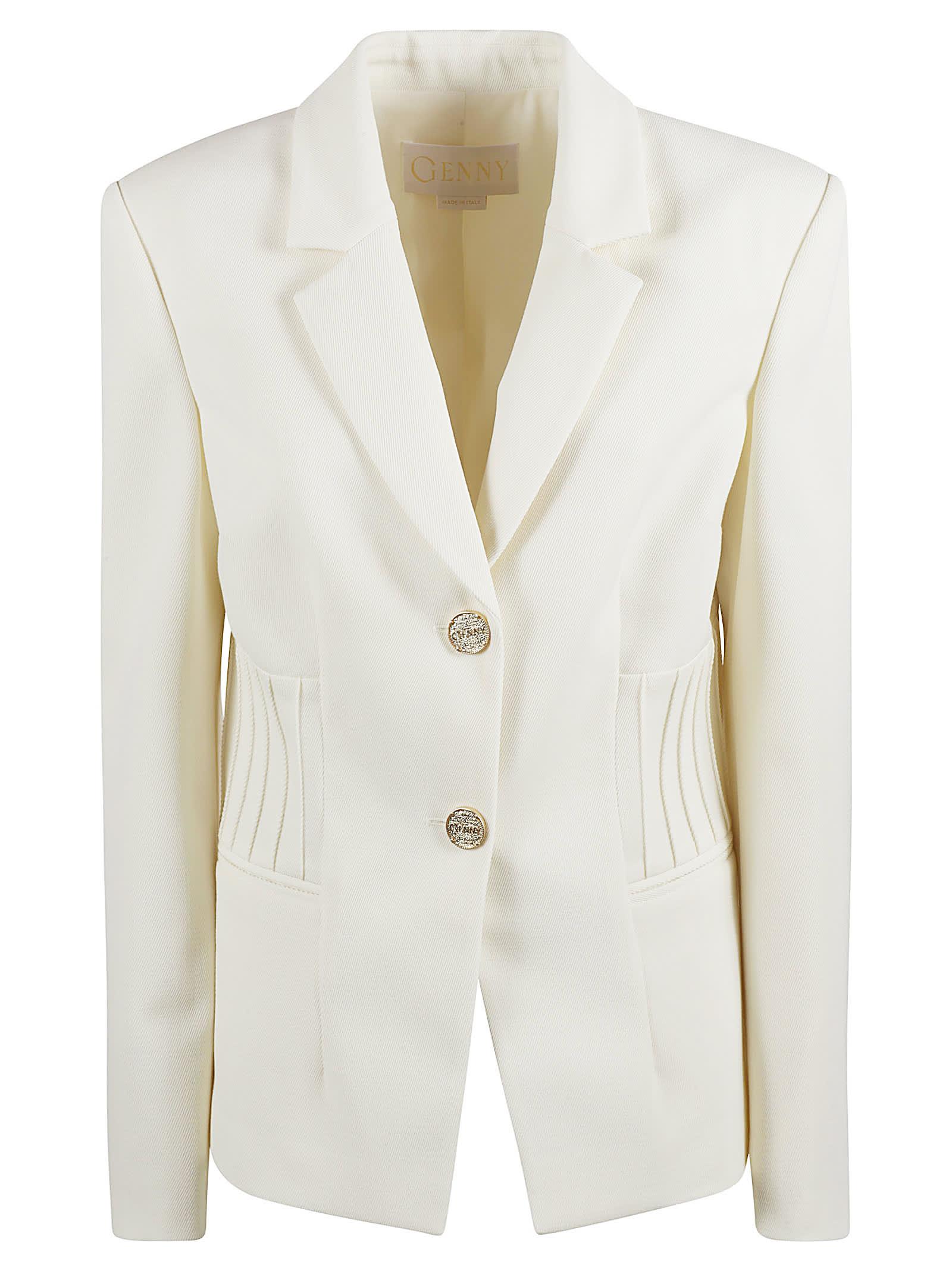 genny stretch waist two-buttoned blazer