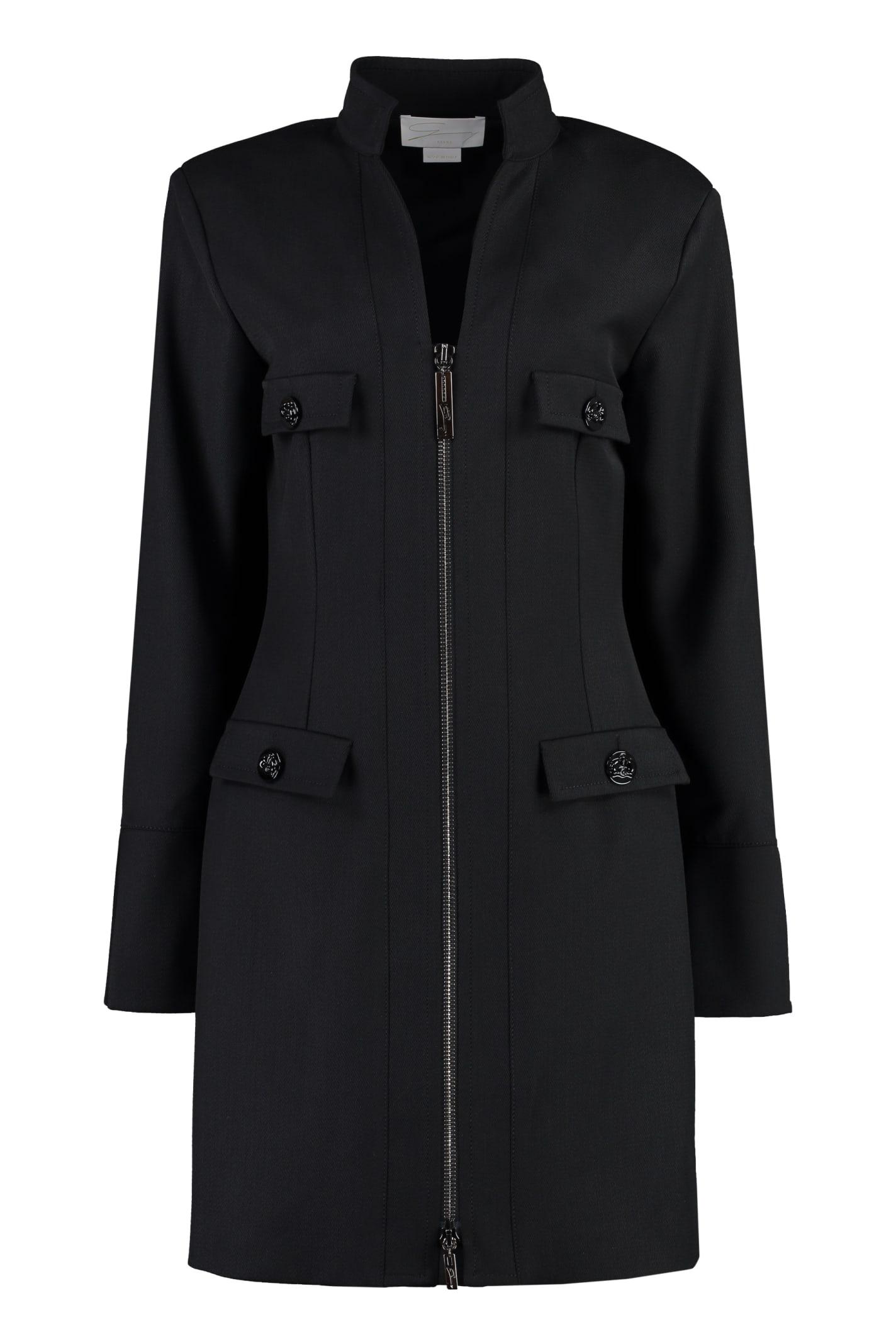 genny wool-blend dress