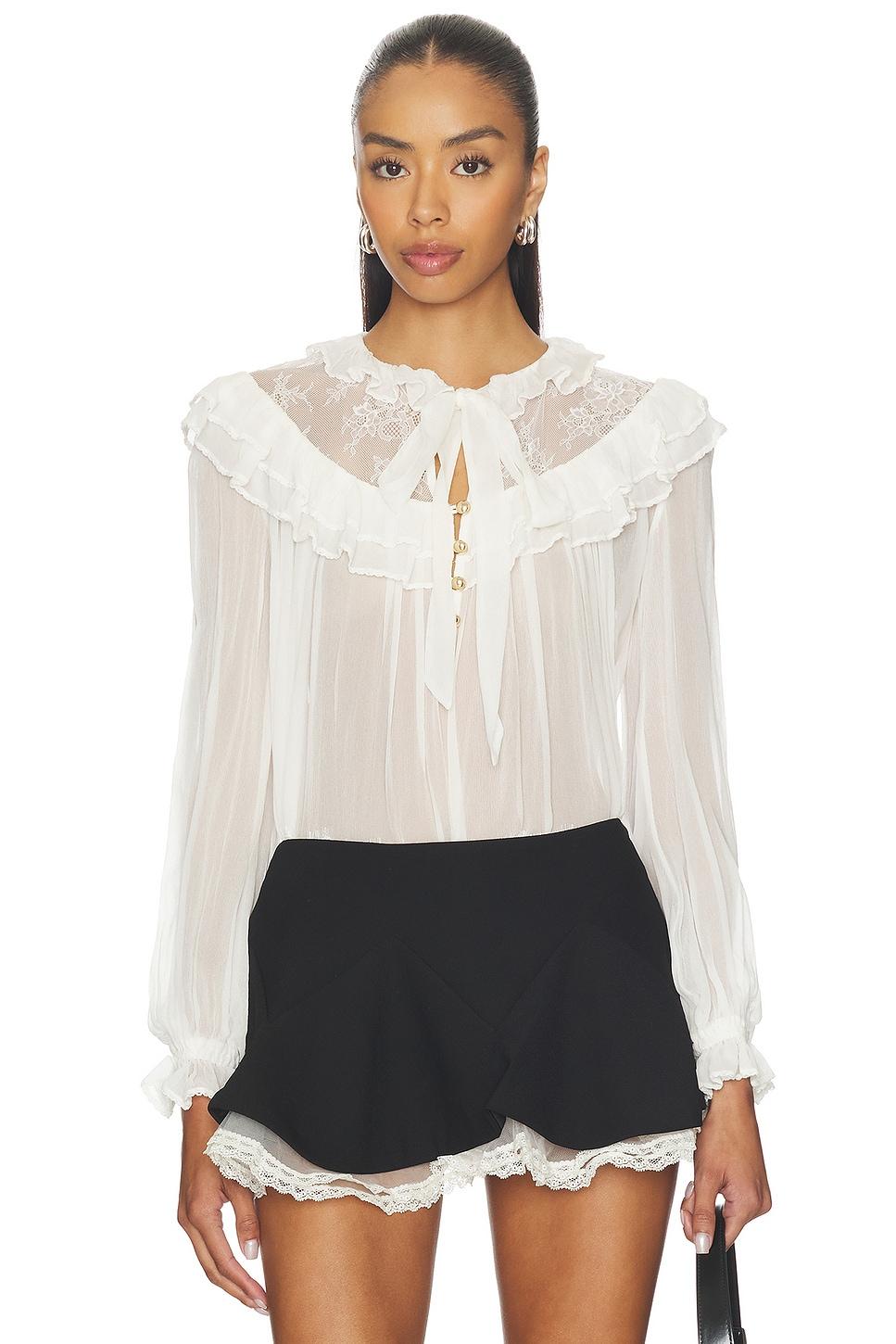 georgette lace blouse