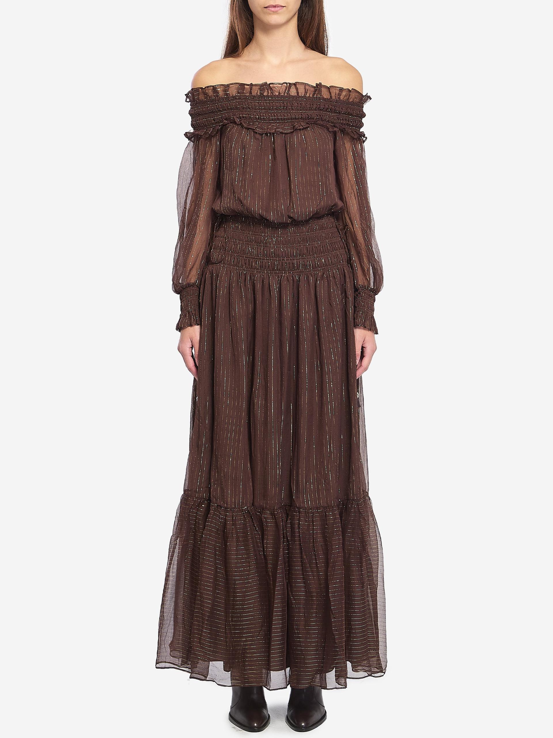 georgette maxi dress