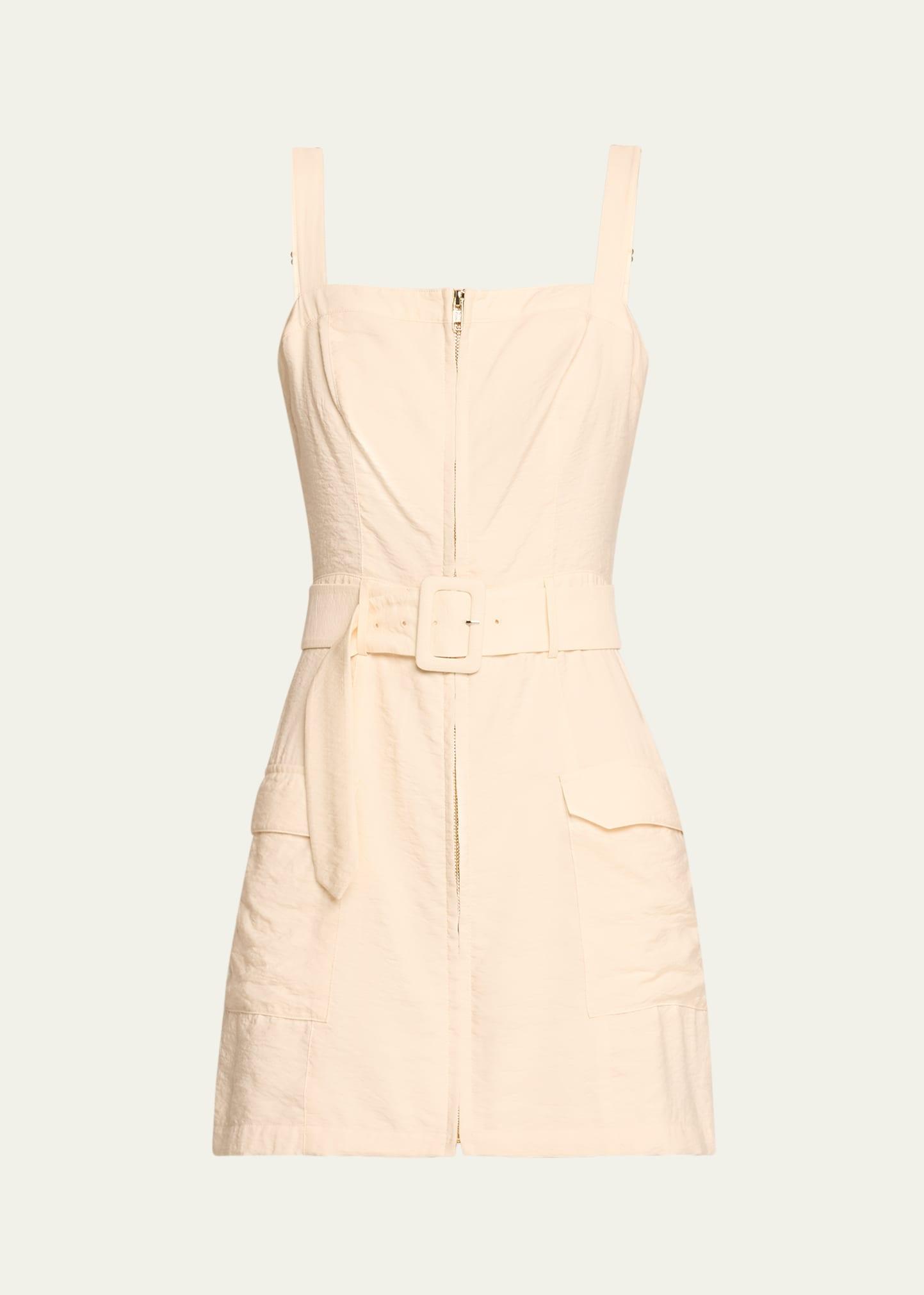 georgia belted mini dress