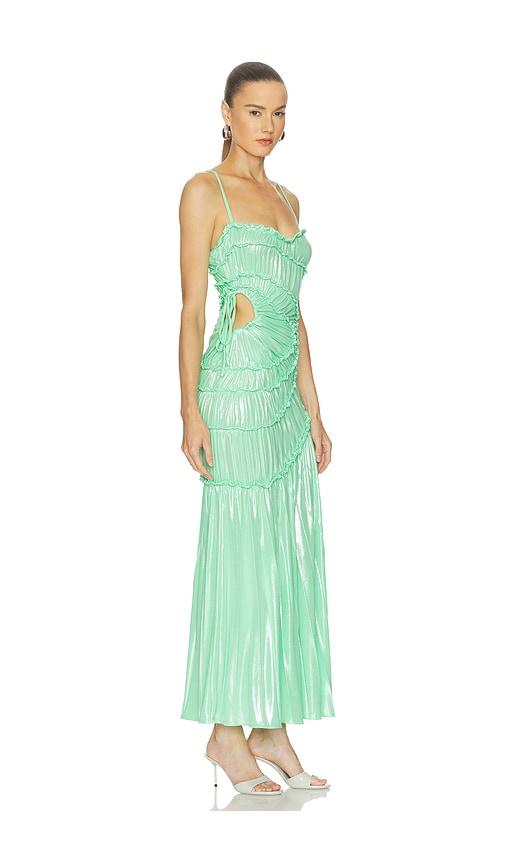 georgia hardinge starlight dress in mint.