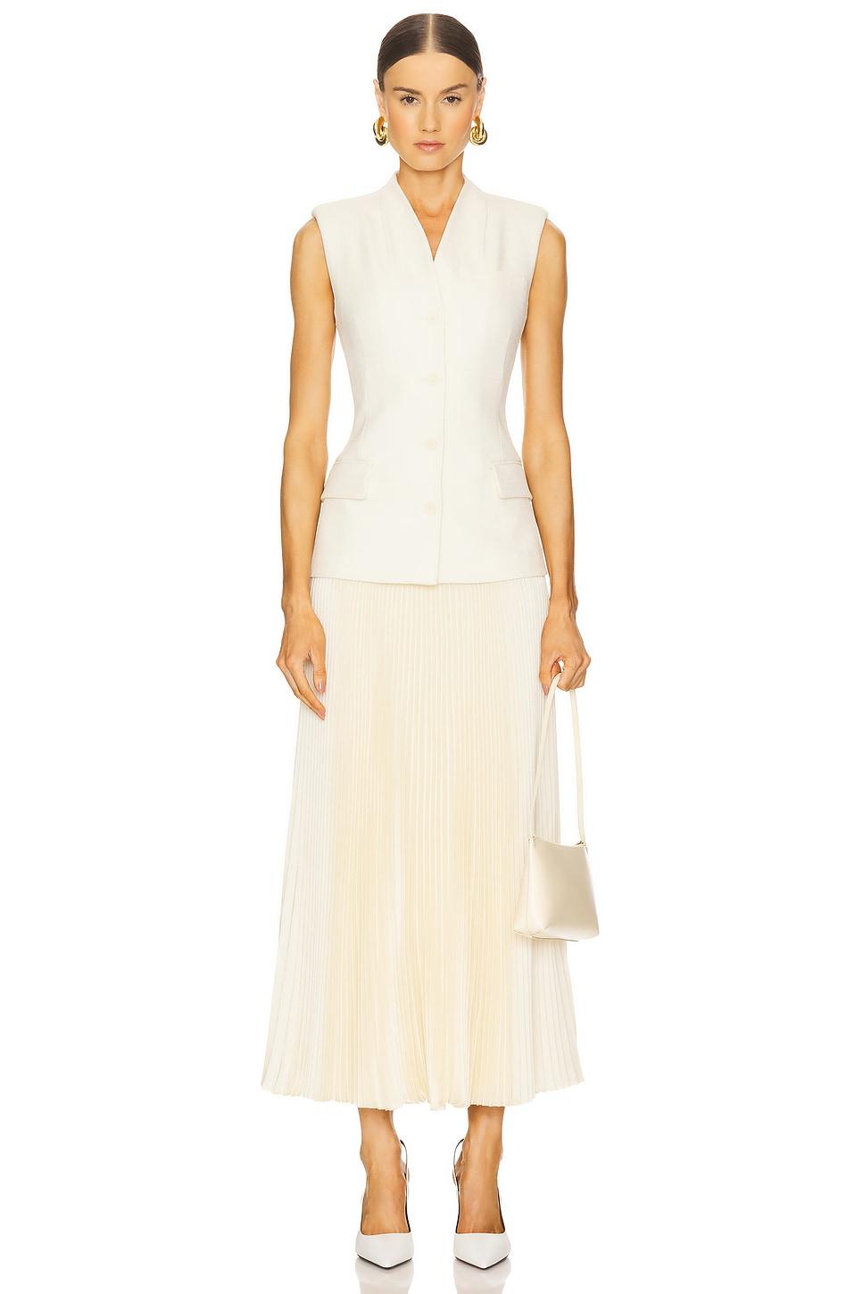 georgina sleeveless vest midi dress