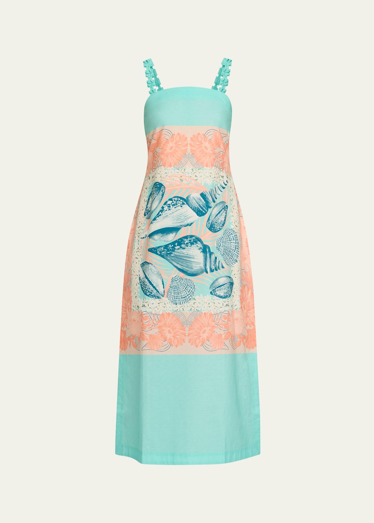 gerbera scarf maxi dress