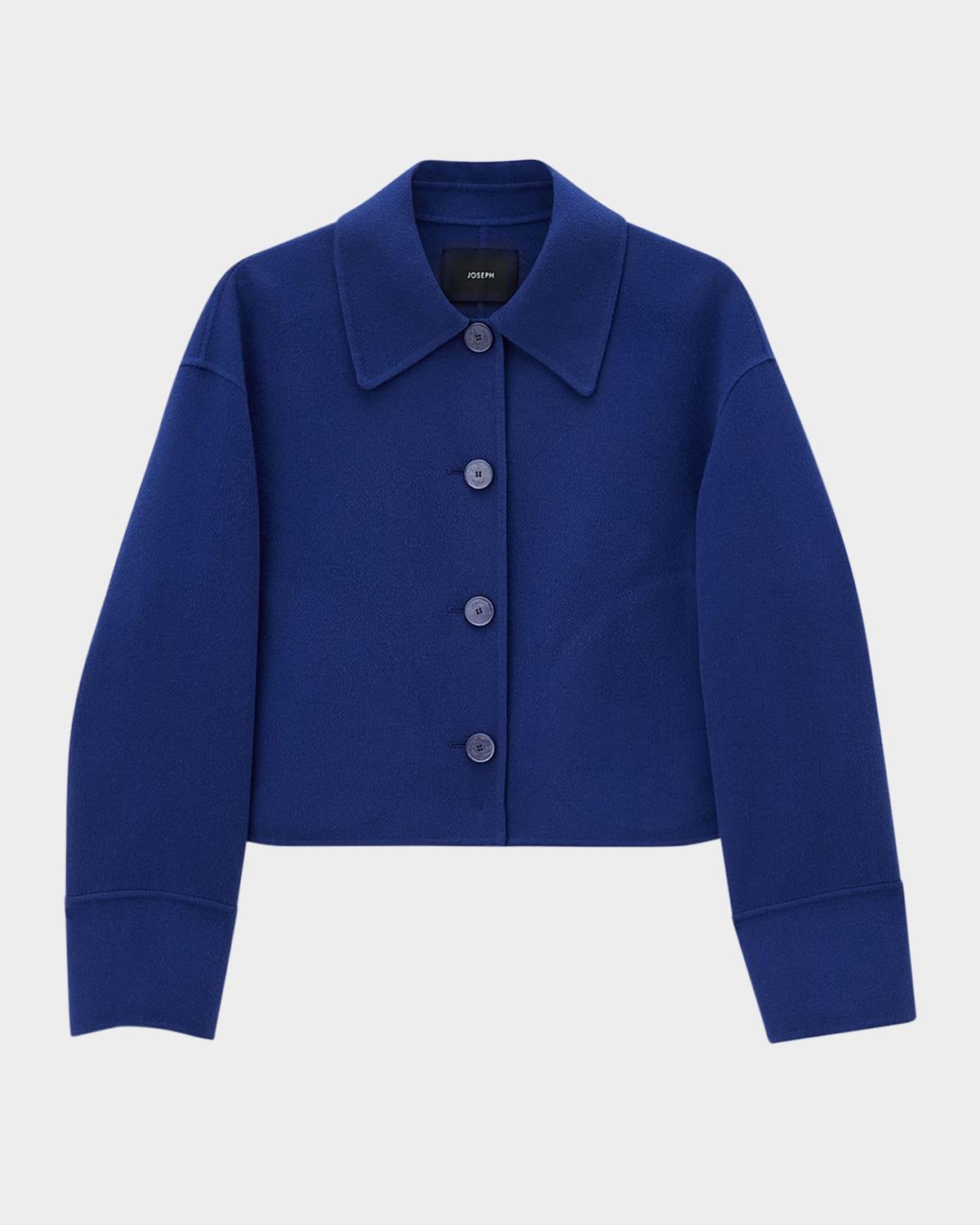 gerrard cropped double-face wool jacket