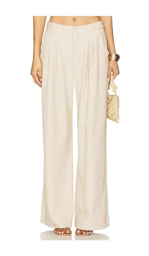 gestuz decy high waisted pants in beige.