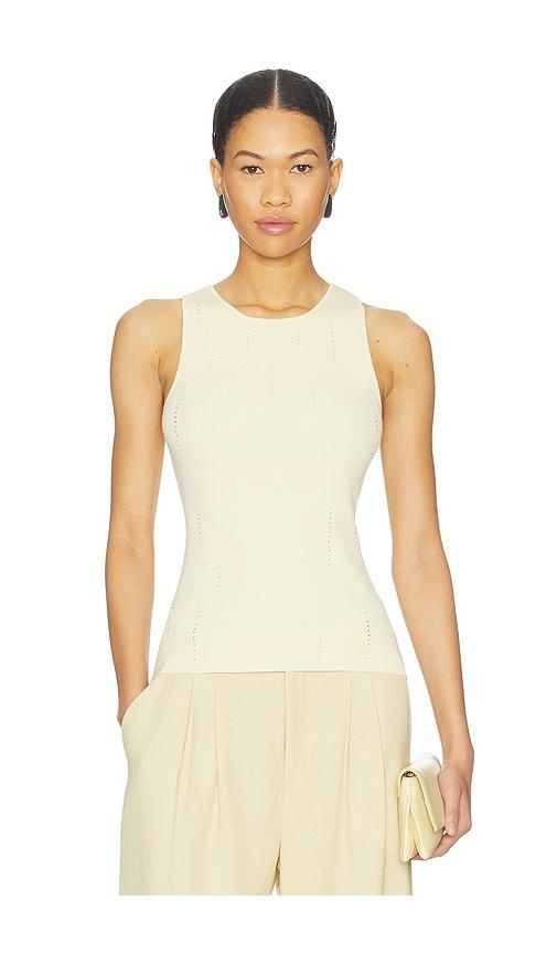 gestuz saya top in beige.