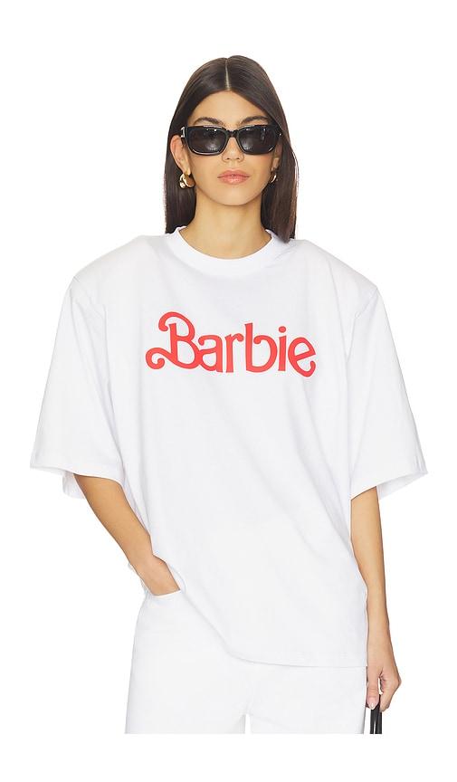 gestuz x barbie kenna tee in white.