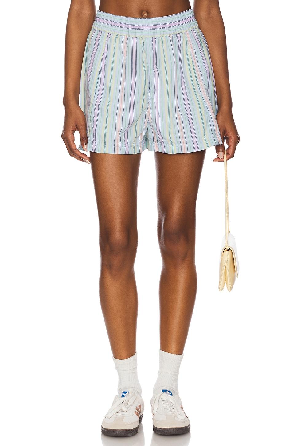 get free striped pull on short