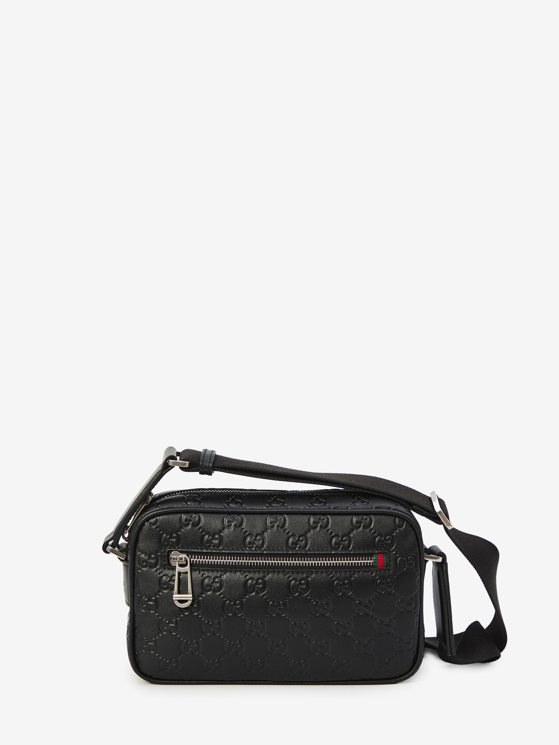 gg emblem crossbody bag small
