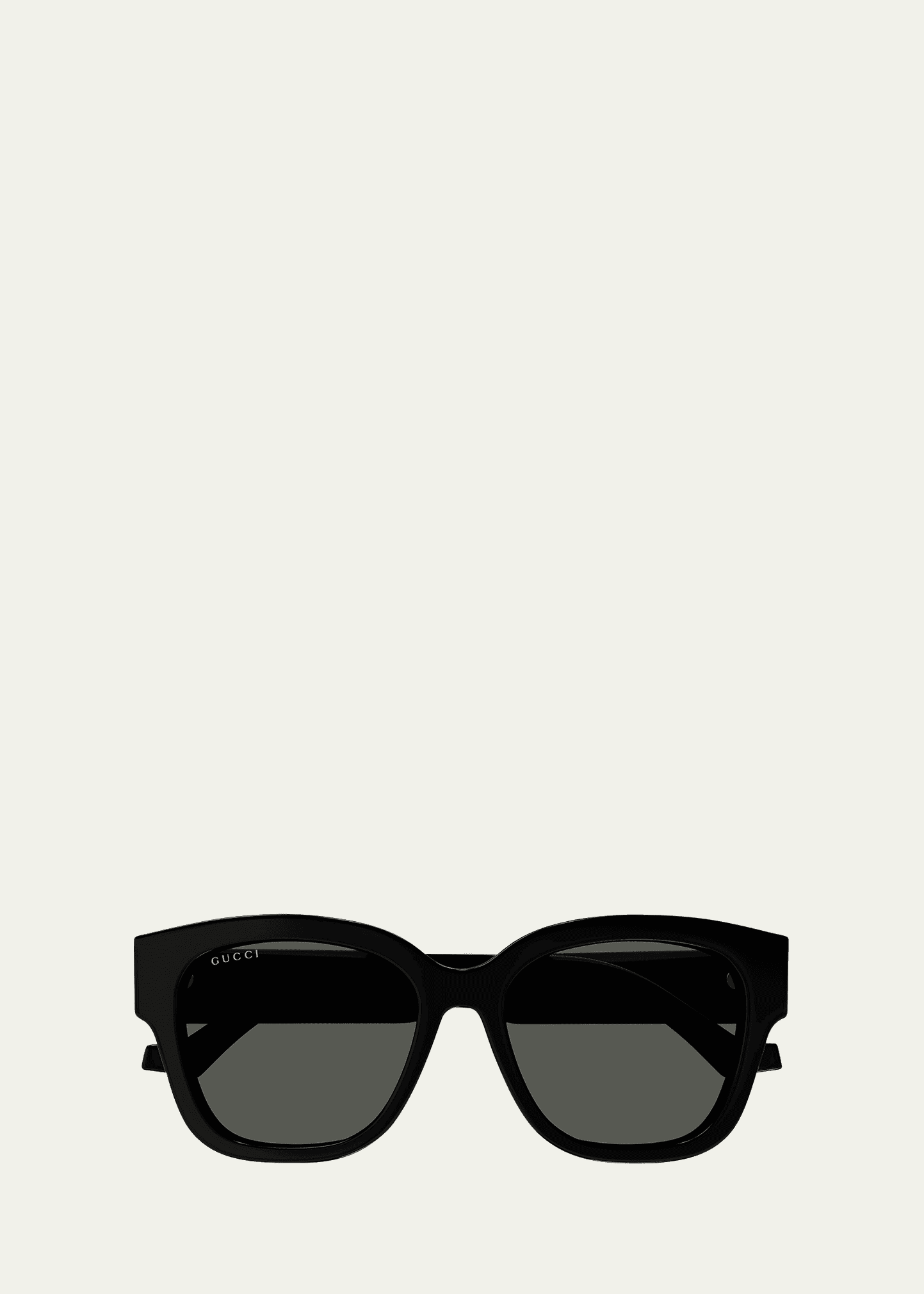 gg logo acetate square sunglasses