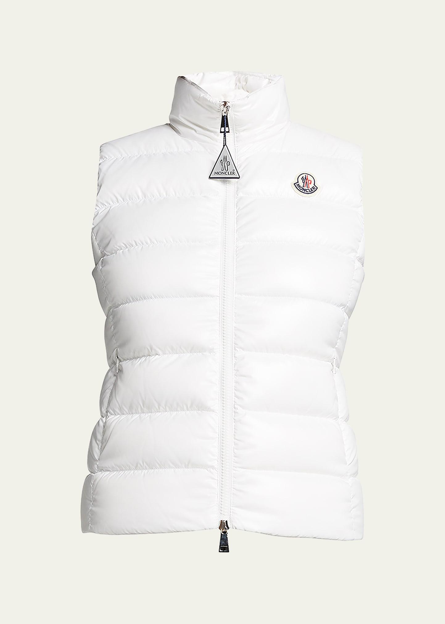 ghany shiny quilted puffer vest