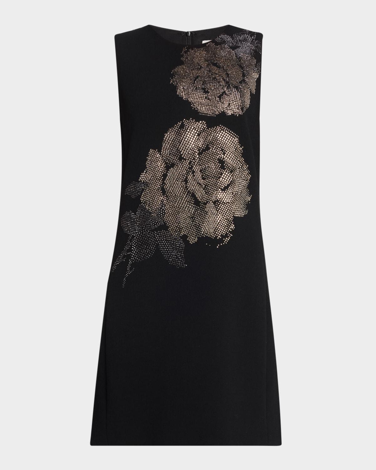 ghost rose embellished sleeveless mini dress